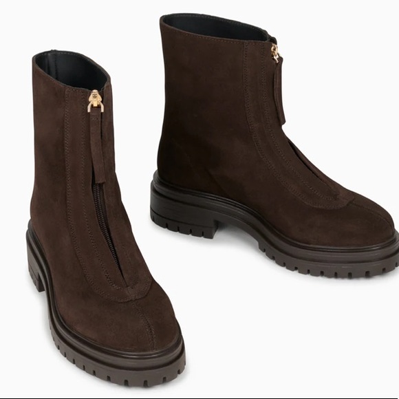 Feners Shoes Feners Je Taime Chocolate Brown Suede Chunky Lug Sole